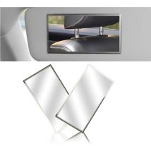 Fitags - espejos de maquillaje para coche, espejo de tocador para visera solar, espejo de visera solar para coche, 11 x 6,5 cm