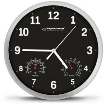 Esperanza Wanduhr EHC016K Lyon Schwarz, Mehrfarbig, Einzeln