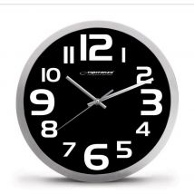 esperanza Esperanza Horloge Murale Zurich Noir, 25 x 25 x 4 (EHC013K)