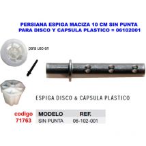 Teicocil - gaviota Persiana Espiga Maciza 10cm Sin Puntadisco Cápsula Plástica