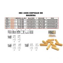 Fplus ibc 4-407 200 espigas madera 6x30 , ibc 4-407 200 espigas madera 6x30