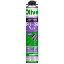 Espuma poliuretano teja pistola roja - 750 ml