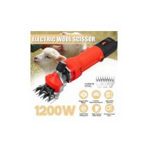 KZQ - Esquiladora eléctrica para ovejas, 1200 w, 6 velocidades, profesional, ajustable, resistente, para cabras, llamas, caballos, animales de