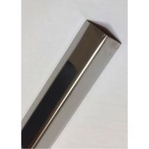 Rufete - esquinero pared 25X25X2,70MT adh met acero inox 11001