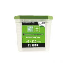 ESSBOX SCELL-IT Holzschraube - Ø6 mm x 110 mm - Packung mit 100 Stück - EX-1371331