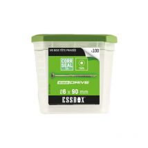 Scell-it - essbox Holzschraube - Ø6 mm x 90 mm - Packung mit 100 Stück - EX-1371301
