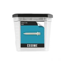 Essbox Scell-it Linguetta a vite in legno con collare - Ø10 mm x 60 mm - Confezione da 50 - EX-9331111060
