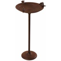 Bagnetto per uccellini in ghisa H60CM – 27,2 x 27,2 x 60 cm – Best for Birds