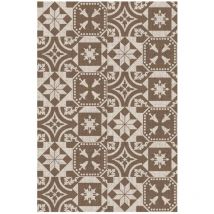 Esschert Design - Alfombra de exterior azulejos portugueses 182x122 cm