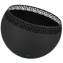 Braciere a Sfera con Fori Nero Esschert Design - Nero