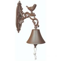 Esschert Design - Fallen Fruits Cast Iron Hanging Wall Mounted Bird Door Bell Antique Style BR22