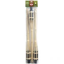 Esschert Design - Torches en bambou 62,5 cm 3 pièces