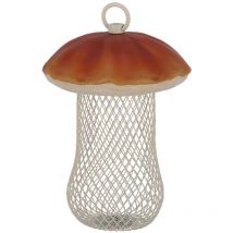 Futterstelle Steinpilz Braun-Beige - Eisen - Esschert Design
