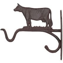 Esschert Design Hanging Basket Haken Kuh - Gusseisen