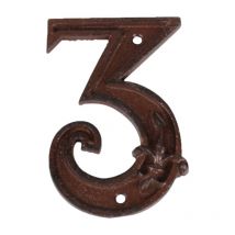 Esschert Design Hausnummern Ziffer 3