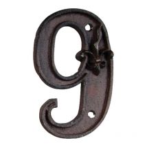 Esschert Design Hausnummern Ziffer 9