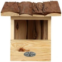 Esschert Design Nistkasten für Rotkehlchen mit Rindendach
