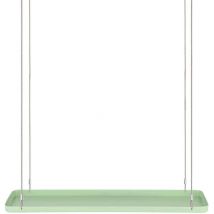 Pflanzentablett rechteckig Schilfgrün 58 cm - Metall - Esschert Design