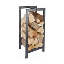 Portalegna In Acciaio 30x24x60cm