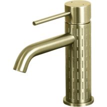 Essebagno - Architek mezclador bajo lavabo en oro cepillado
