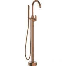 Essebagno Colonne de sol mécanique Charme II pour baignoire ilot cuivre brossé