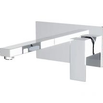 Essebagno - Encarre mezclador de lavabo cromado oculto