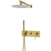 Essebagno - Envol Eingebaute Duschsäule Mechanisch Gold Gebürstet