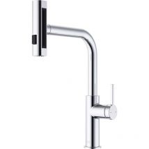 Essebagno - Esserain mezclador de fregadero con teleducha extraíble cromo