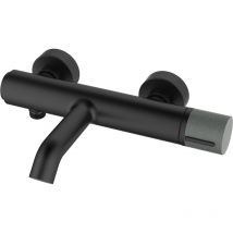 Grifo de baño y ducha Manopola en negro - Essebagno