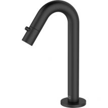 Essebagno - Indus Handwaschbecken in Schwarz mit Kaltwasser