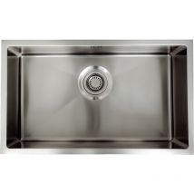 Luisa Lavello 1 vasca grande singola 76x45 in acciaio inox - Essebagno