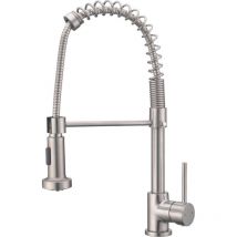 Essebagno - Mitigeur évier à douchette Plimo façon inox