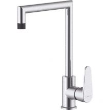 Essebagno - Mitigeur évier Fangolo façon inox et noir