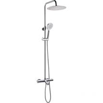 Nejuijo Oneo columna termostática cromada para bañera y ducha - Essebagno