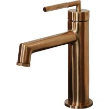 Essebagno - Portofino Mezclador bajo de lavabo en cobre cepillado