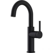 Reflet Miscelatore per lavabo alto nero opaco - Essebagno
