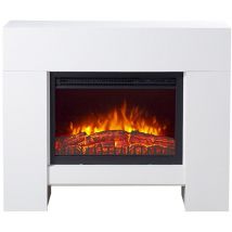 Essentials - Elektrokamin 2000W Smart Home 84x100cm Kamin dimmbar 2 Heizstufen