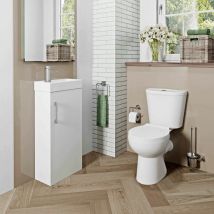 Essentials - Toilet and 400mm Kompakt Vanity Unit