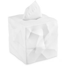 Scatola portafazzoletti Wipy Cube i, Quadrata, Colore Bianco Moderno 13x13x13 cm Bianco - Essey