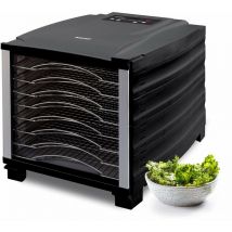Essiccatore Biochef Arizona a 8 ripiani, con vassoi in acciaio inosssidabile, timer digitale di 24 ore, porta trasparente e 3 anni di garanzia