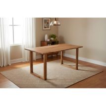 Esstisch Baumkante Massiv Akazie Natur 160 X 85 Cm U-gestell Holz Natur Graz