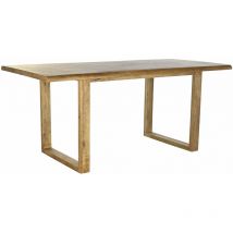Dkd Home Decor - Mango Esstisch 180x90x76 natürlicher Mango Multicolor -Farbmaterial Familienfamilie Esstische und Details Details