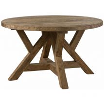 Esstisch rund Teak 160x160x78 natur unbehandelt bassano 182