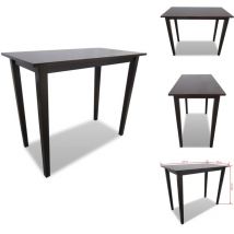 Bartisch Holz Braun - Holz Tisch - Bartisch - Kücheninsel - Esstisch - Wohnzimmer Dekoration