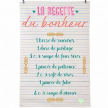 Essuie main en coton décoré - Recette du bonheur