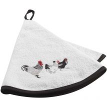 Essuie-main rond Poulette