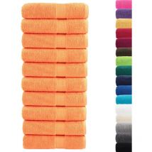 Essuie-mains de qualité supérieure solund 10pcs orange 600 g/m² Vidaxl