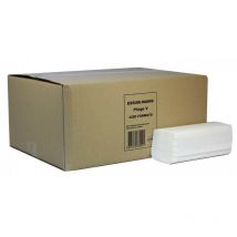 Lucart - Essuie-mains pliés en v carton de 3200 (20x160) Essuie mains et distributeur