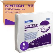 Essuyeur Kimberly Clark Kimtech pour Environnements propres, industrie alimentaire, industrie pharmaceutique, 100 par ( Prix pour Sachet de 100 )