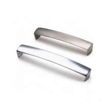 Tirador Smooth 7651 - Cromo brillo. 168x30x28mm. Entrepuntos 160mm.